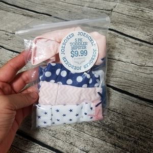 Kid's Joe Boxer 4PK Toddler Hipster (only 4) Size 2-3 T 100% Cotton